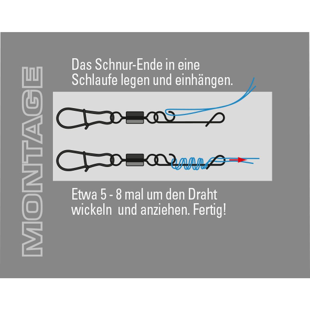 EASY SNAP+Swivel No Knot,20 Kg