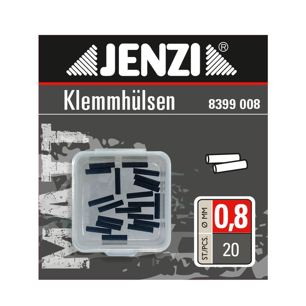 Crimps, Quetschh 20St. 0,8mm