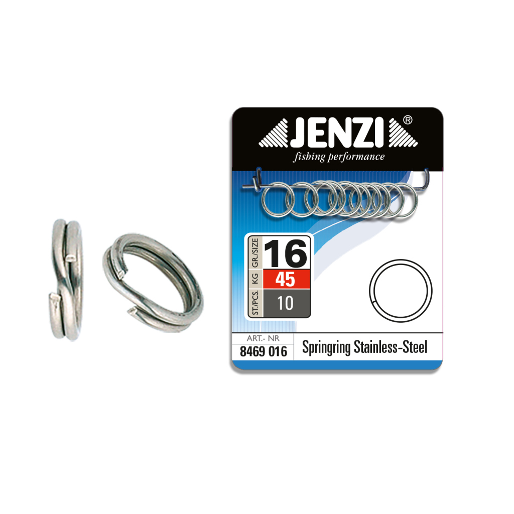 Springringe Stainl-Steel 10 St