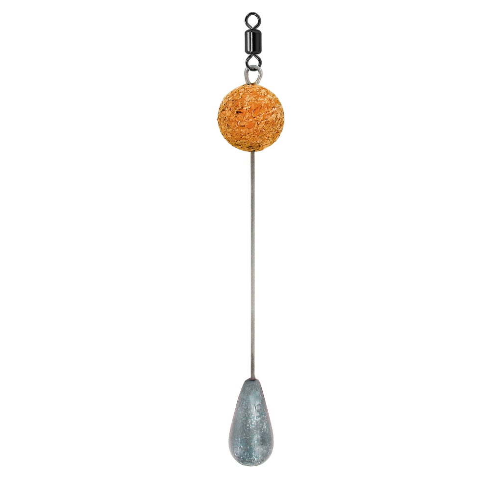 Pendelblei m.Kork-Kugel+Wirbel, 30g