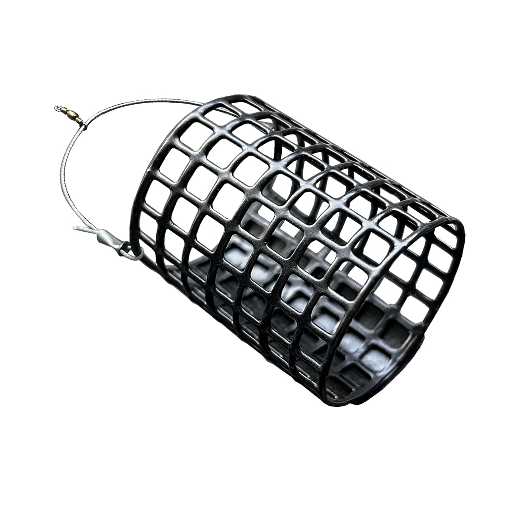 Futterkorb, rund, aus Stahl, 20 g.