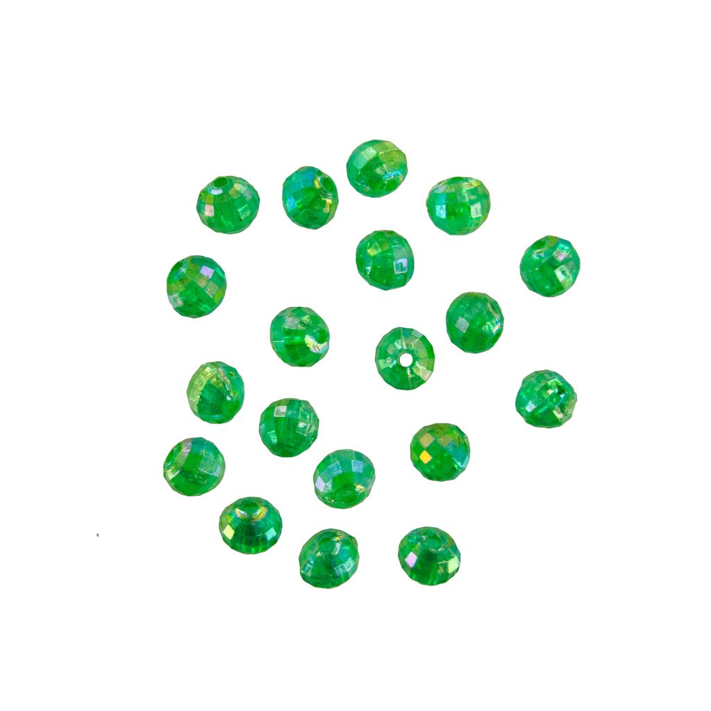 Diamant-Perlen, Grün, 5 mm