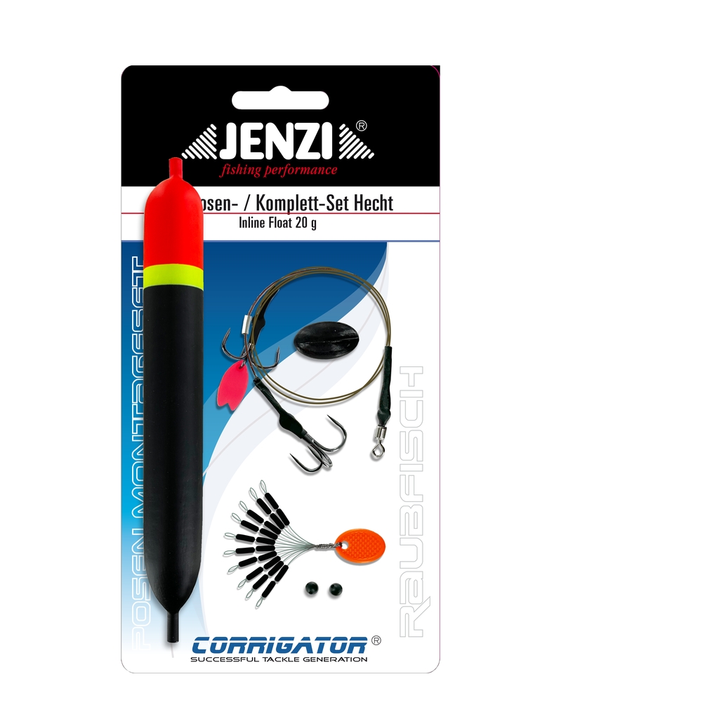 Posen Kompl.Set, Hecht,Inlinefloat 20 g