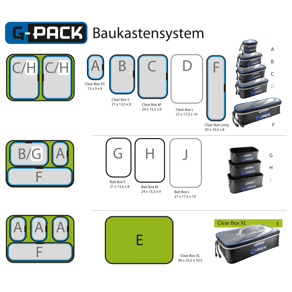 G-Pack Clear Box XS 13x9x8cm