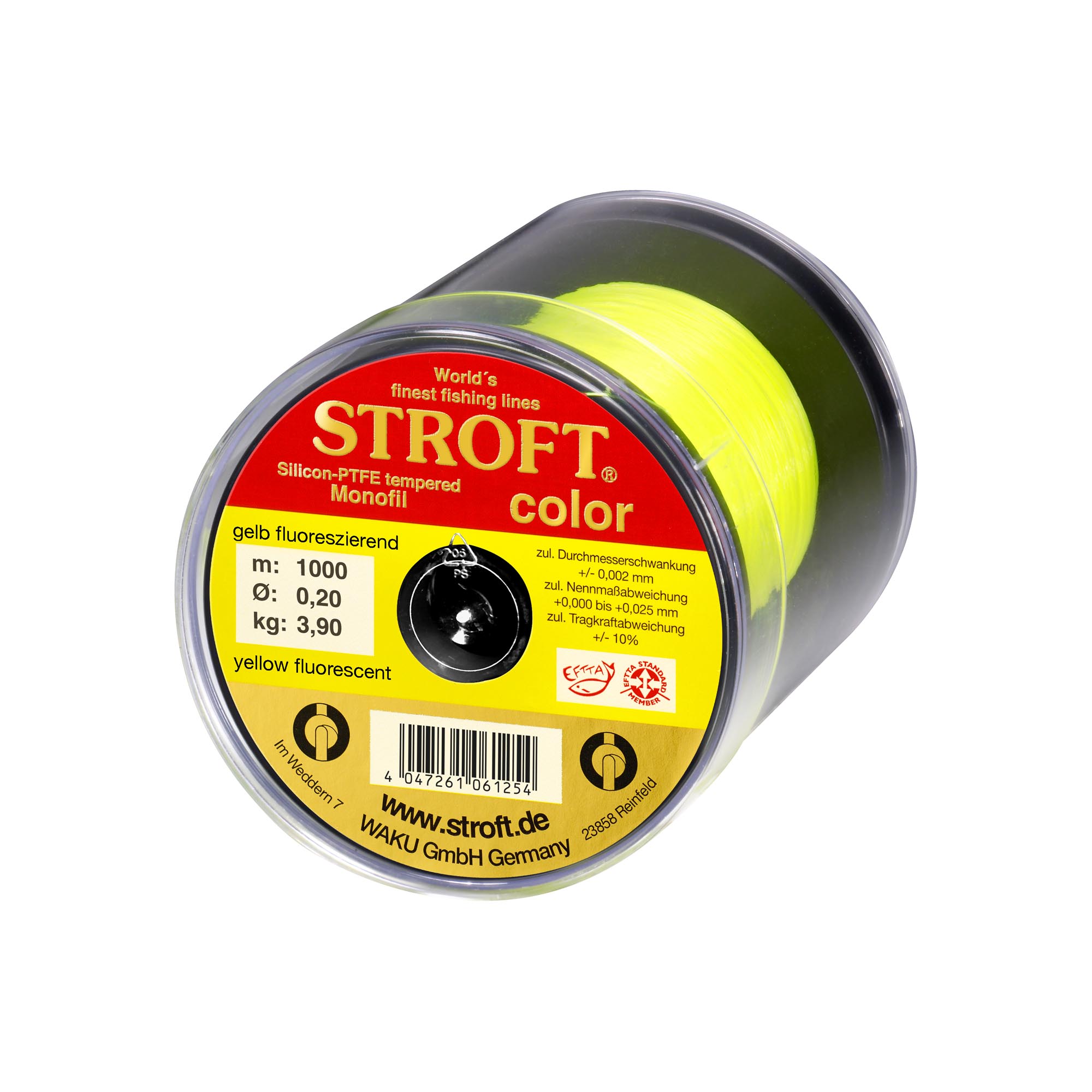 STROFT color gelb flouresz. 1000m  0,20mm