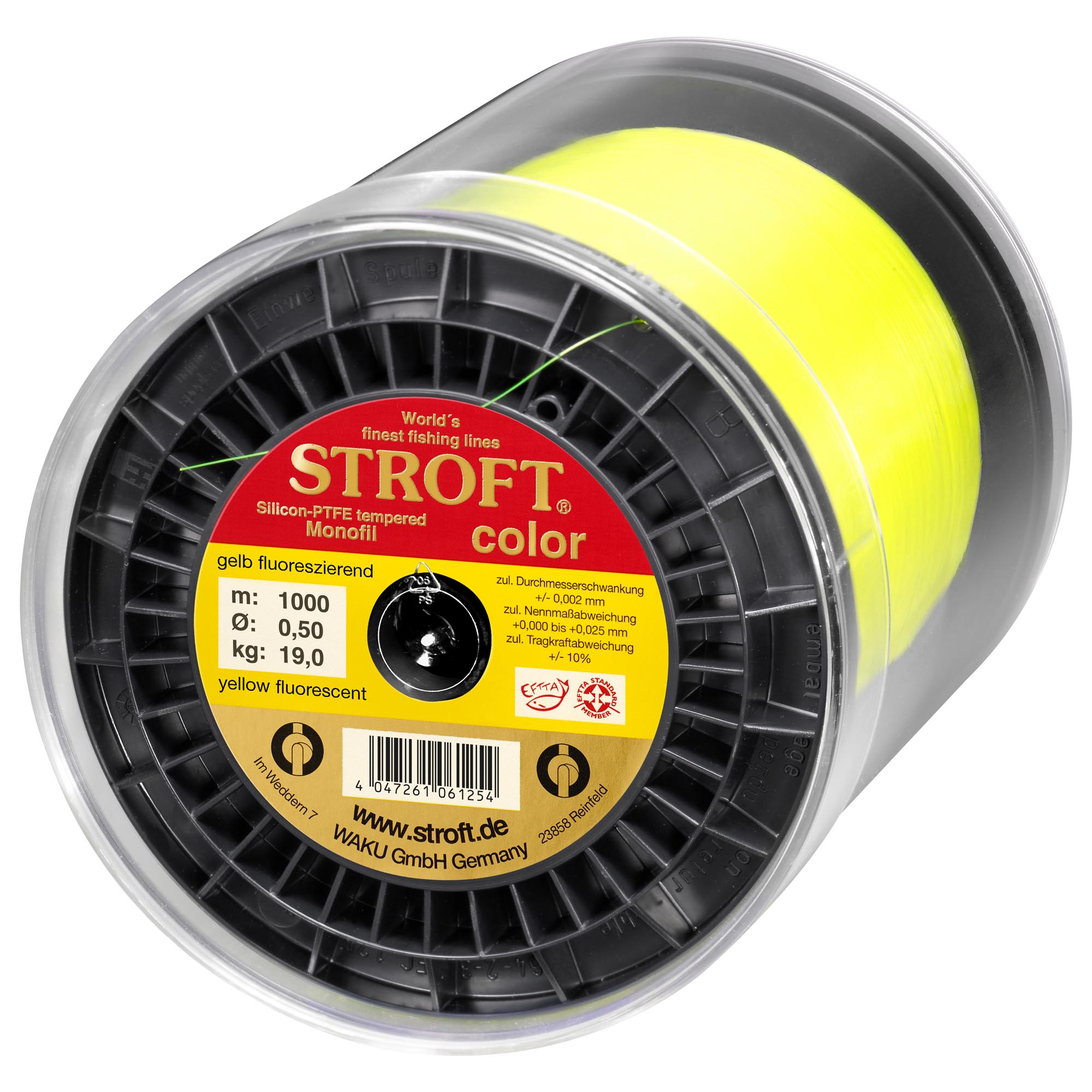 STROFT color gelb flouresz. 1000m  0,50mm