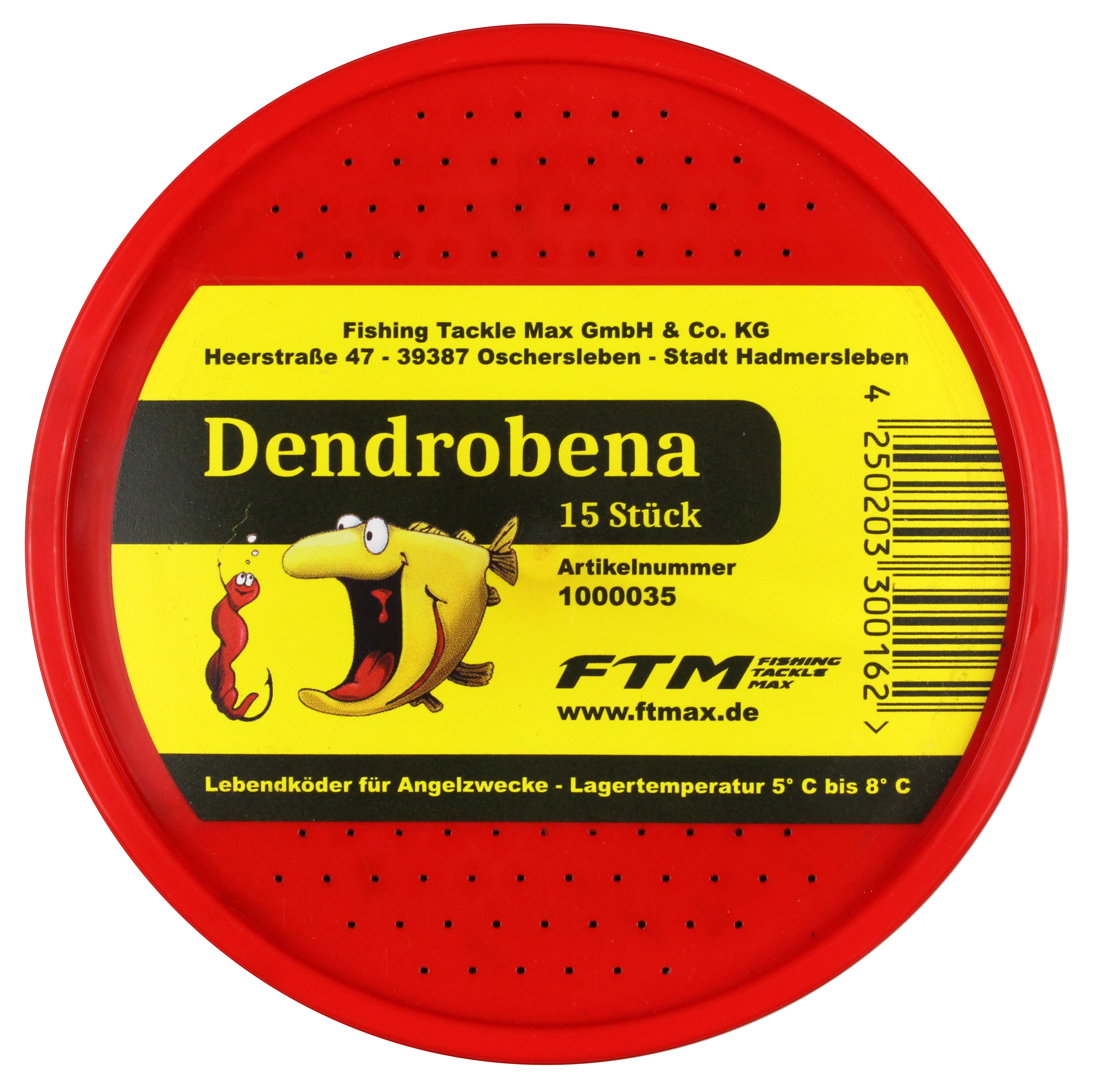 DB-Wurm Dendrobena Dose Inh. 15 Stk.