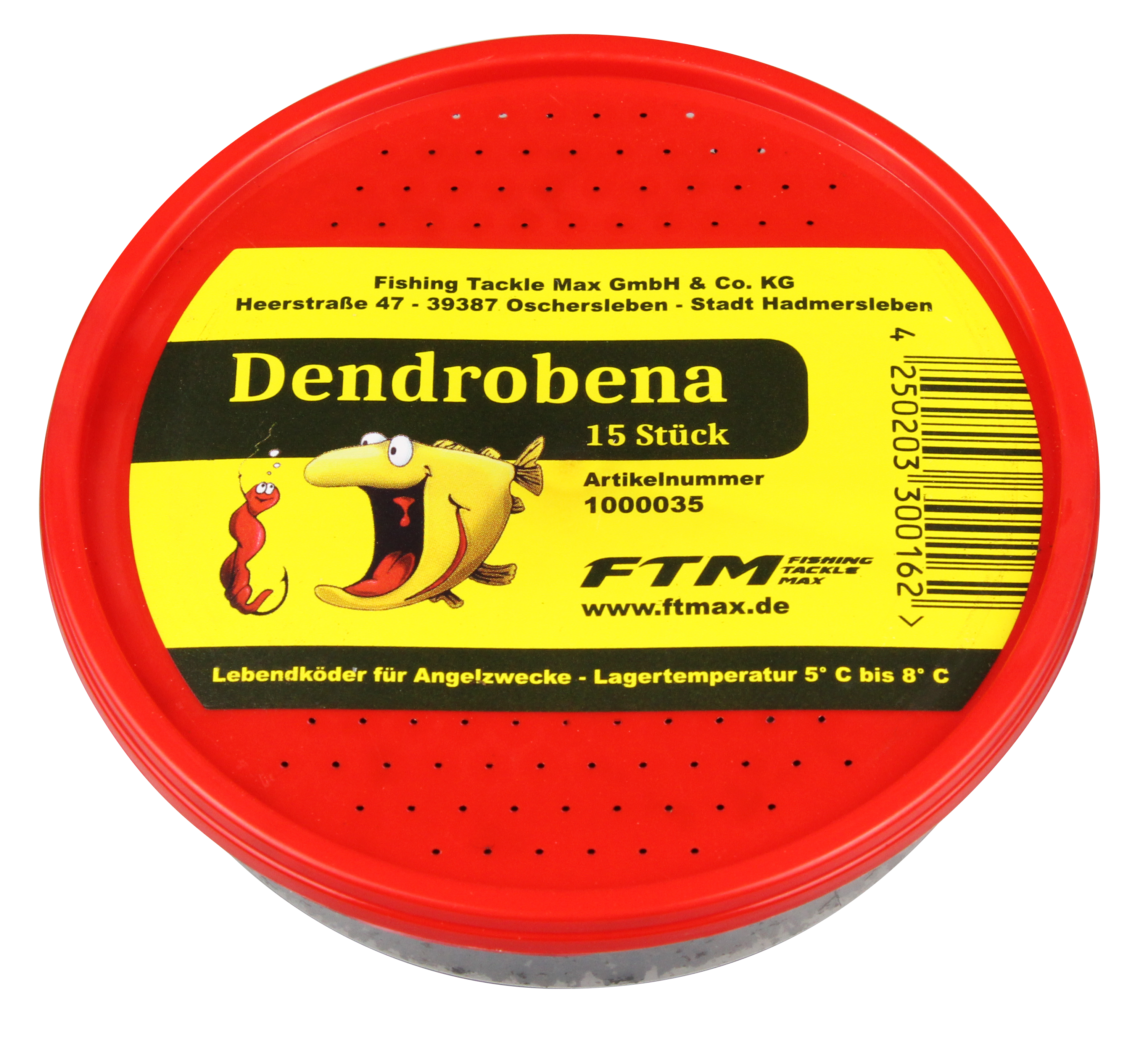 DB-Wurm Dendrobena Dose Inh. 15 Stk.