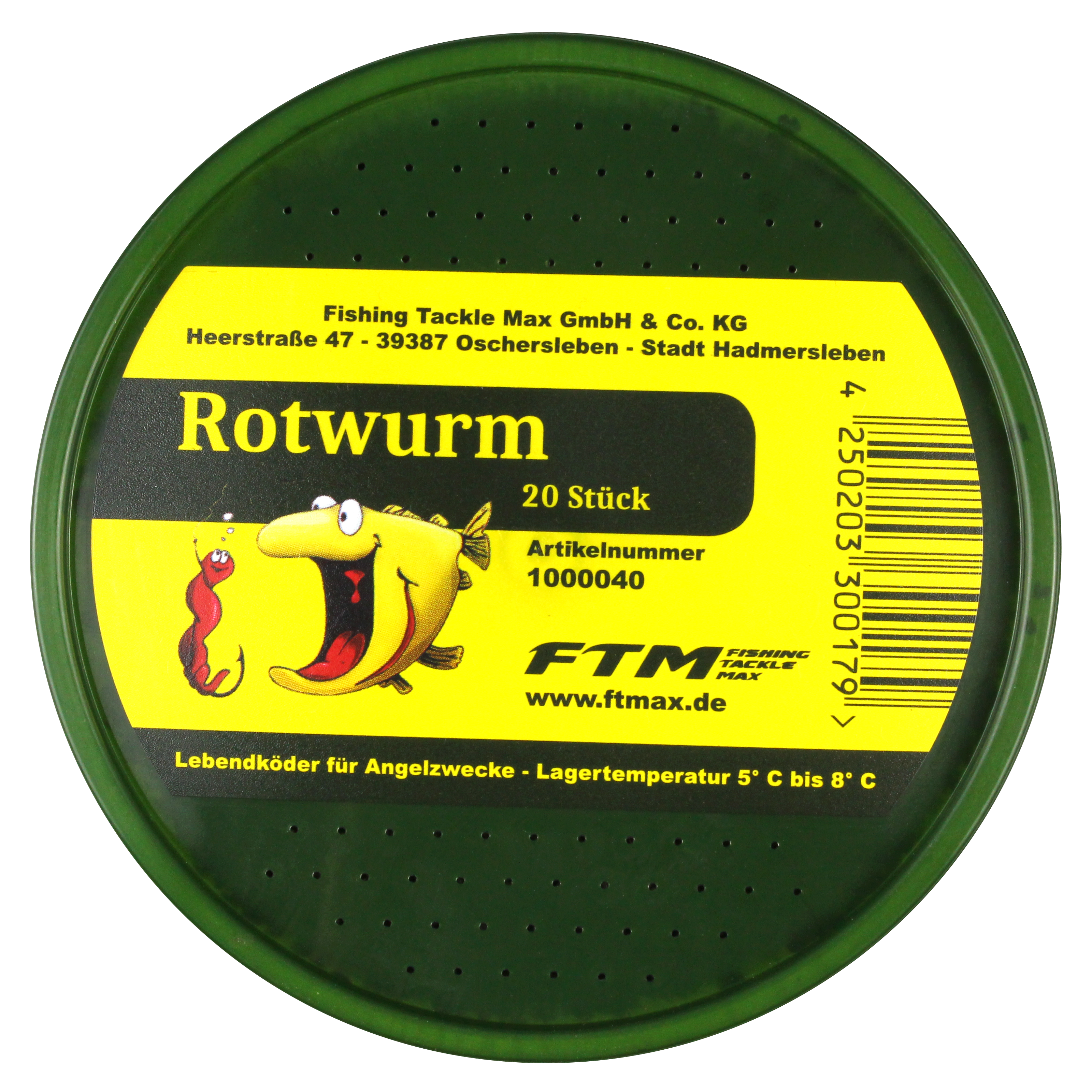 Rotwurm (kleiner DB) Dose Inh. 20 Stk.