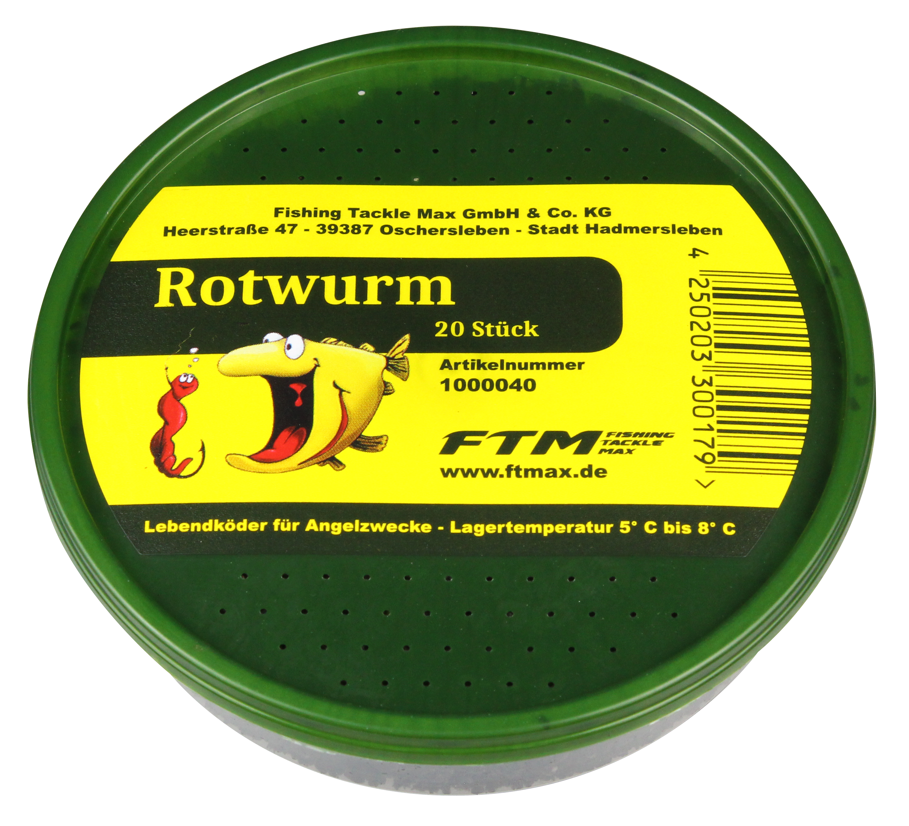 Rotwurm (kleiner DB) Dose Inh. 20 Stk.
