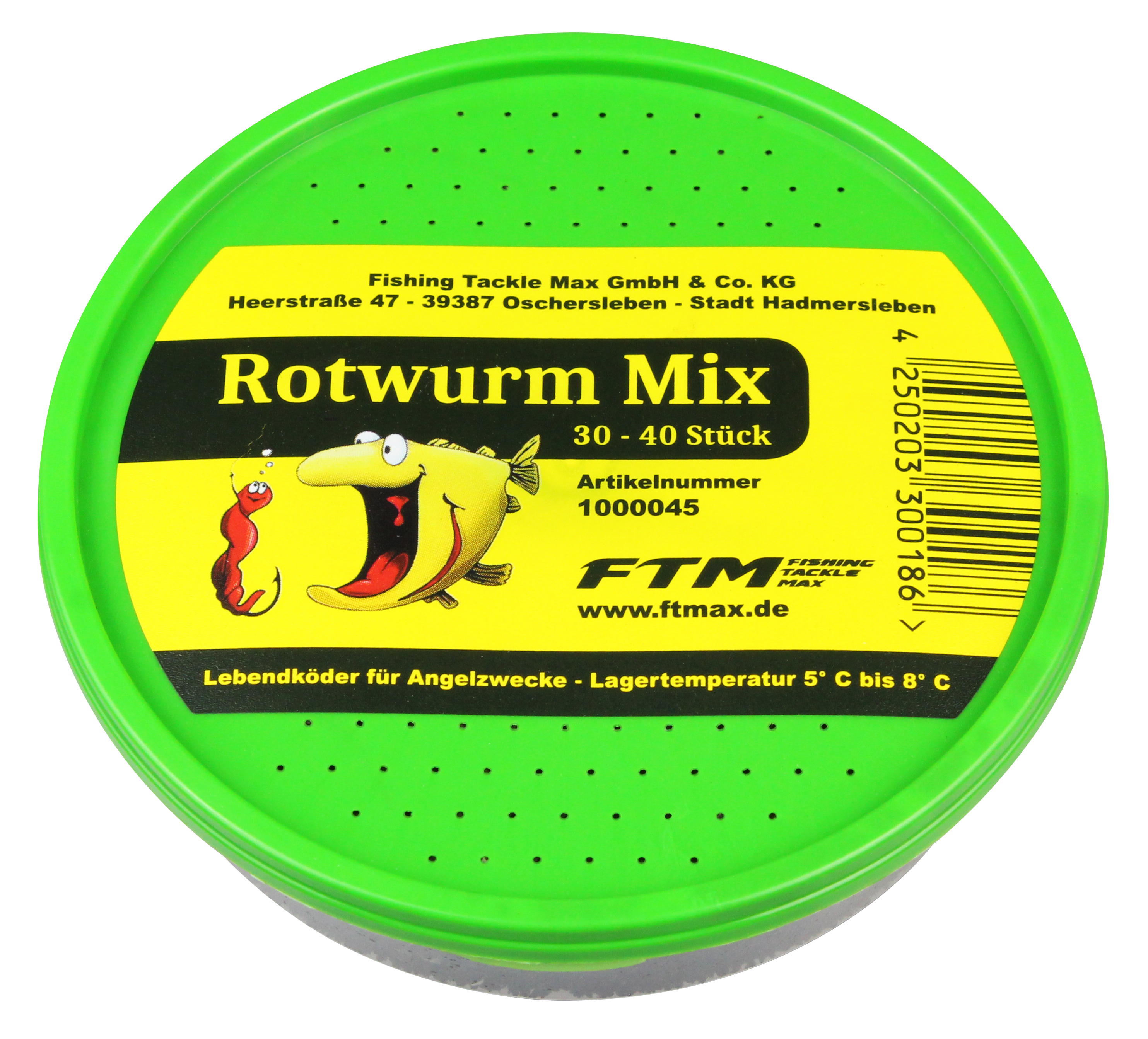 Rotwurm Mix Dose Inh. 30 - 40 Stk.