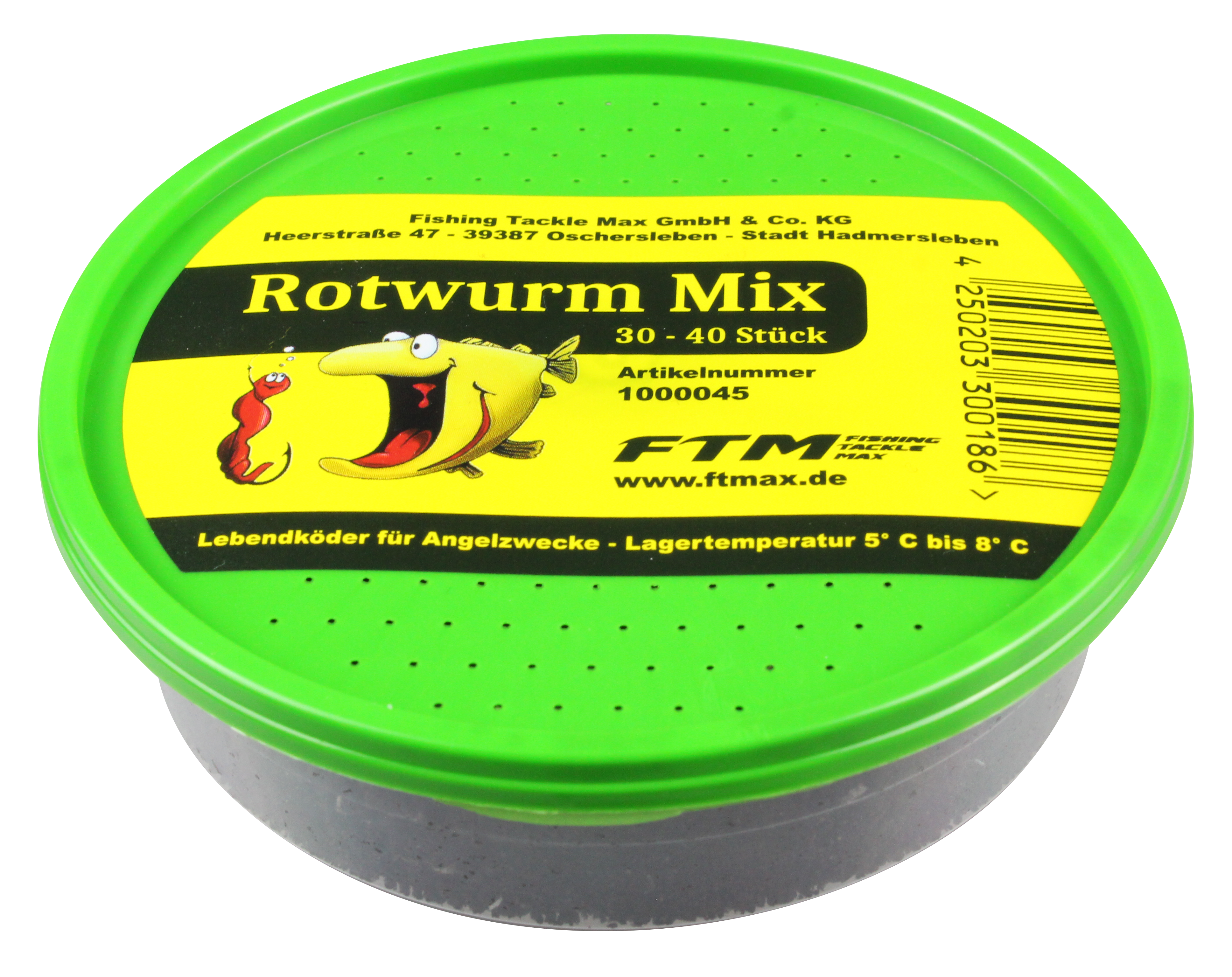 Rotwurm Mix Dose Inh. 30 - 40 Stk.