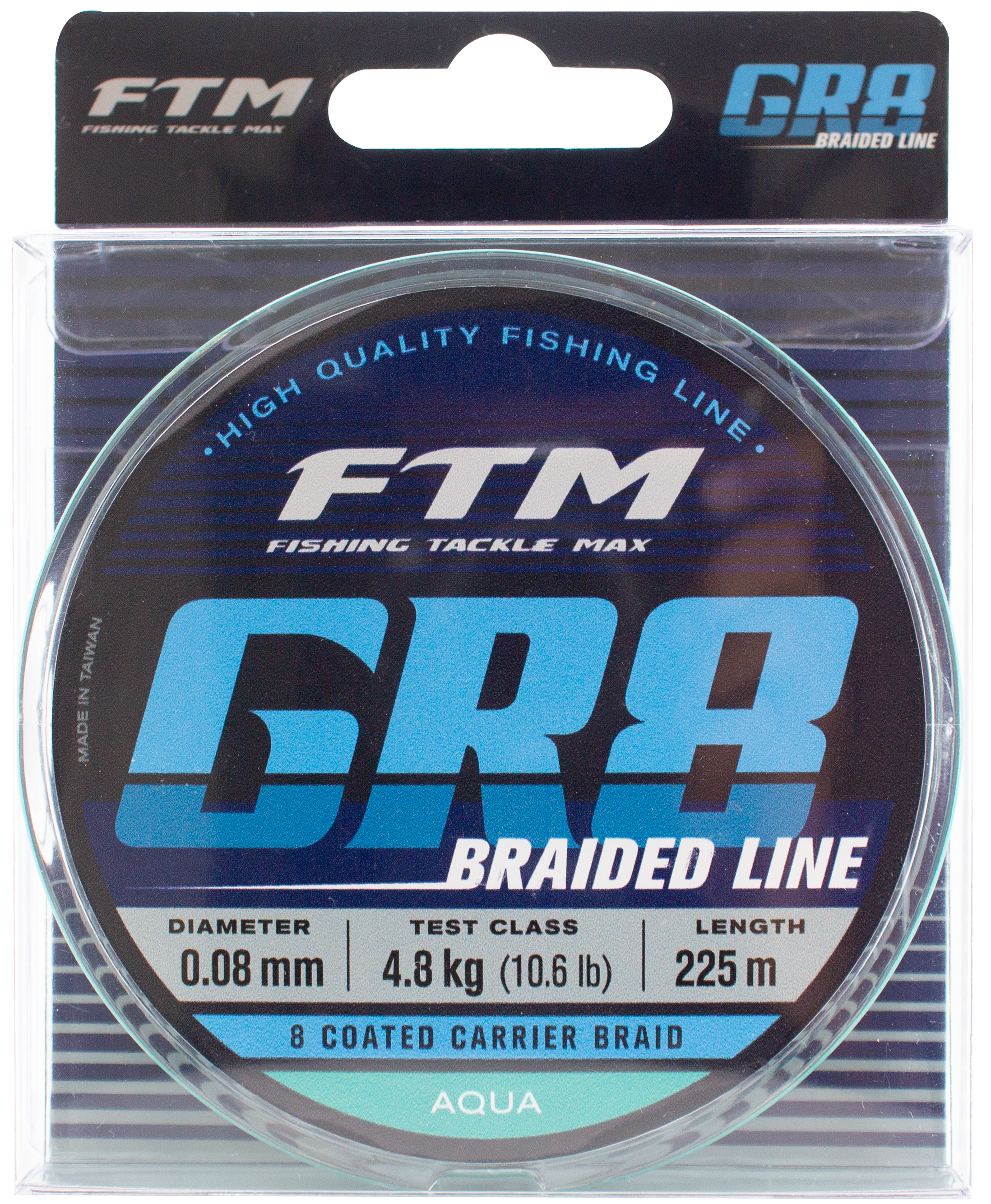 GR8 - Line Aqua 225 m Ø 0,08 mm