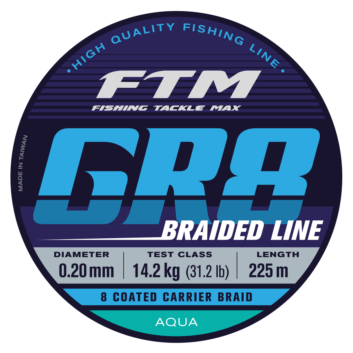 GR8 - Line Aqua 225 m Ø 0,20 mm