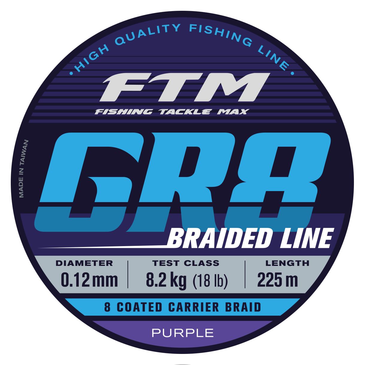 GR8 - Line Purple 225 m Ø 0,12 mm