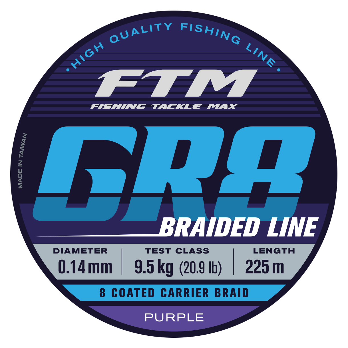 GR8 - Line Purple 225 m Ø 0,14 mm