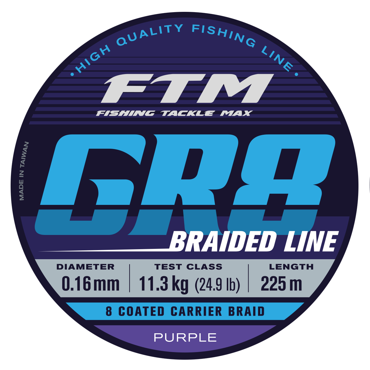 GR8 - Line Purple 225 m Ø 0,16 mm