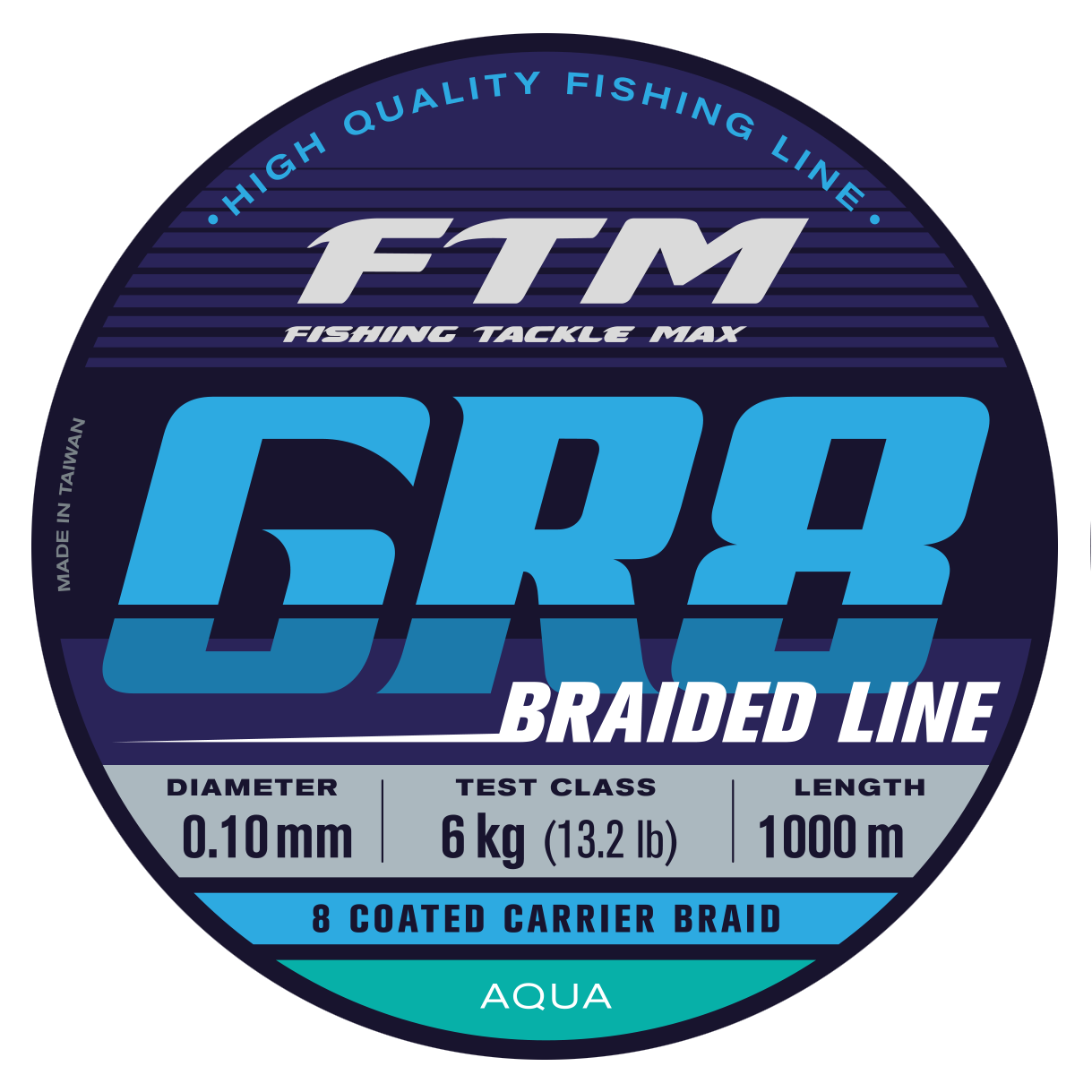 GR8 - Line Aqua 1000 m Ø 0,10 mm