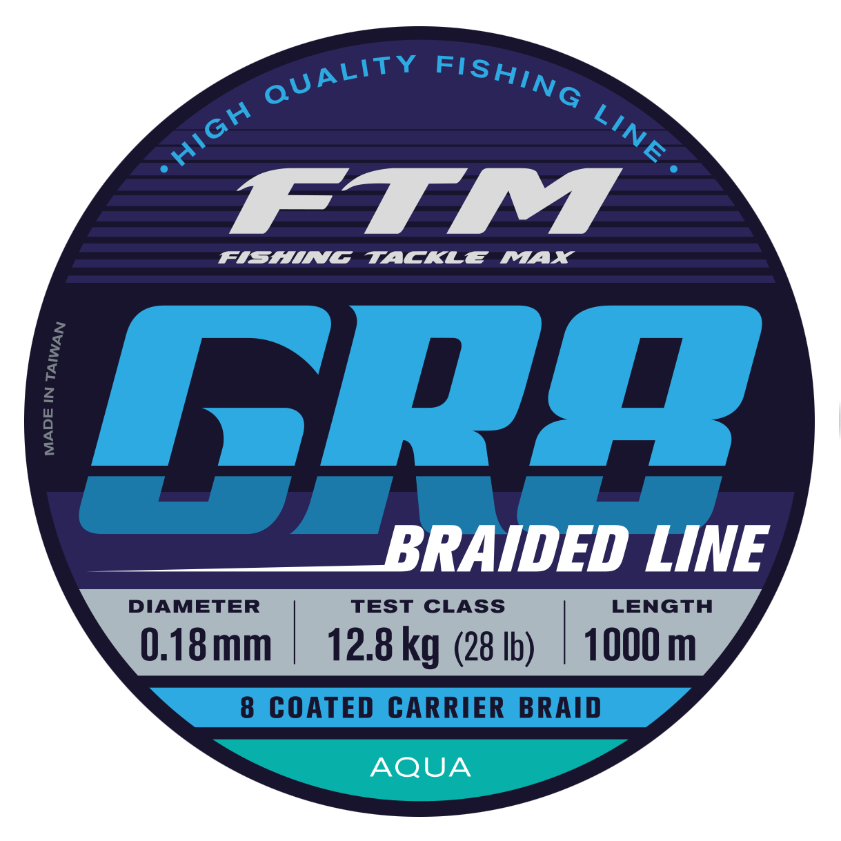 GR8 - Line Aqua 1000 m Ø 0,18 mm