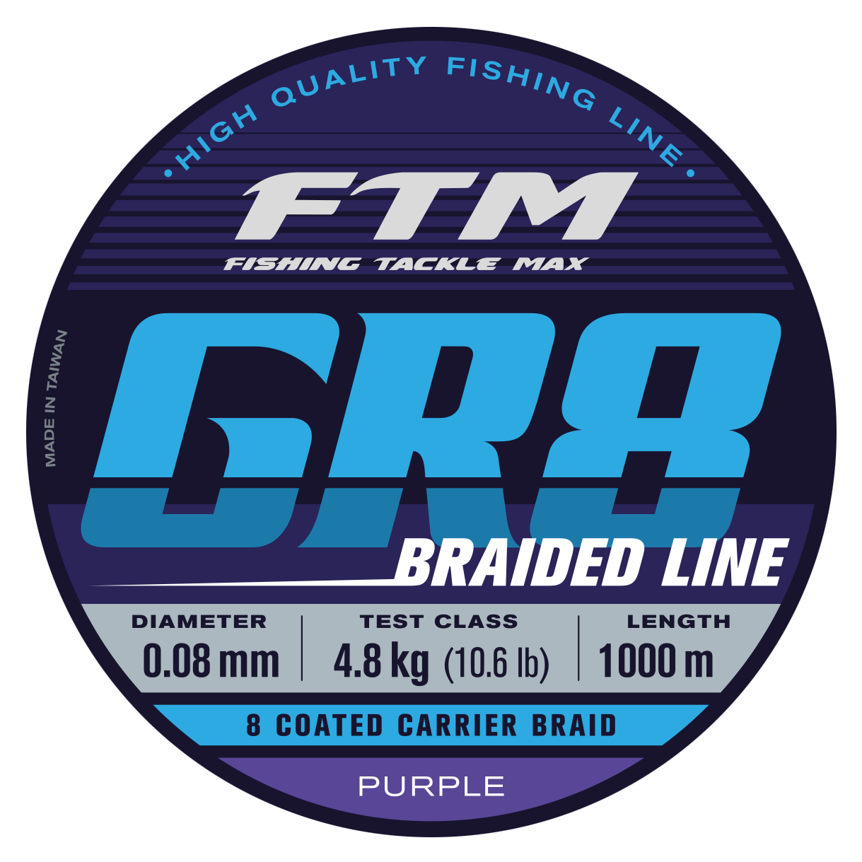 GR8 - Line Purple 1000 m Ø 0,08 mm