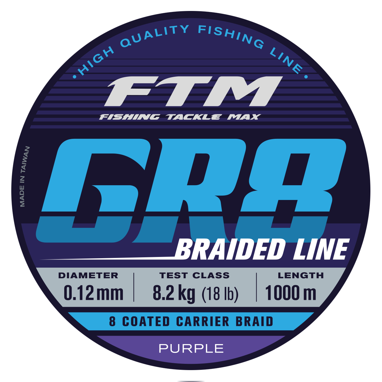GR8 - Line Purple 1000 m Ø 0,12 mm