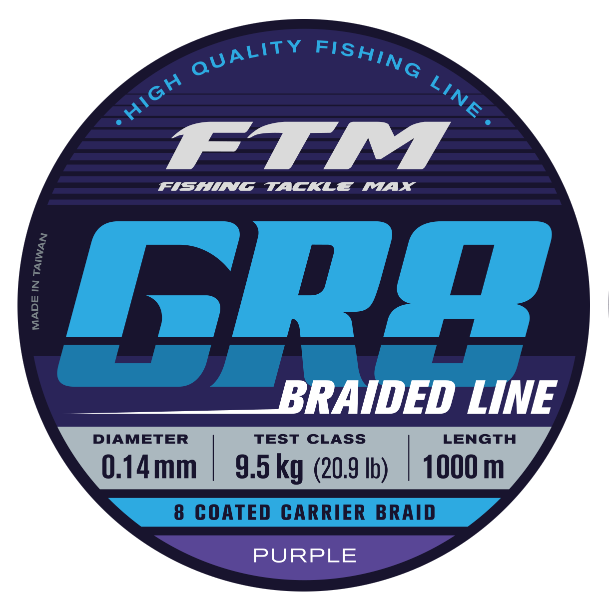 GR8 - Line Purple 1000 m Ø 0,14 mm