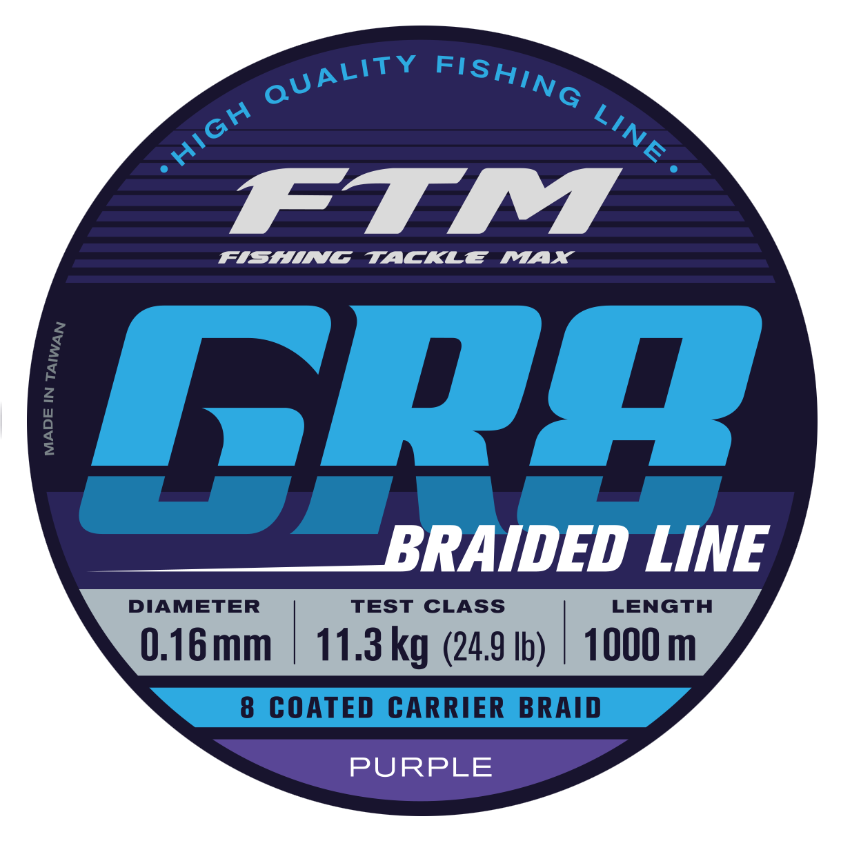 GR8 - Line Purple 1000 m Ø 0,16 mm