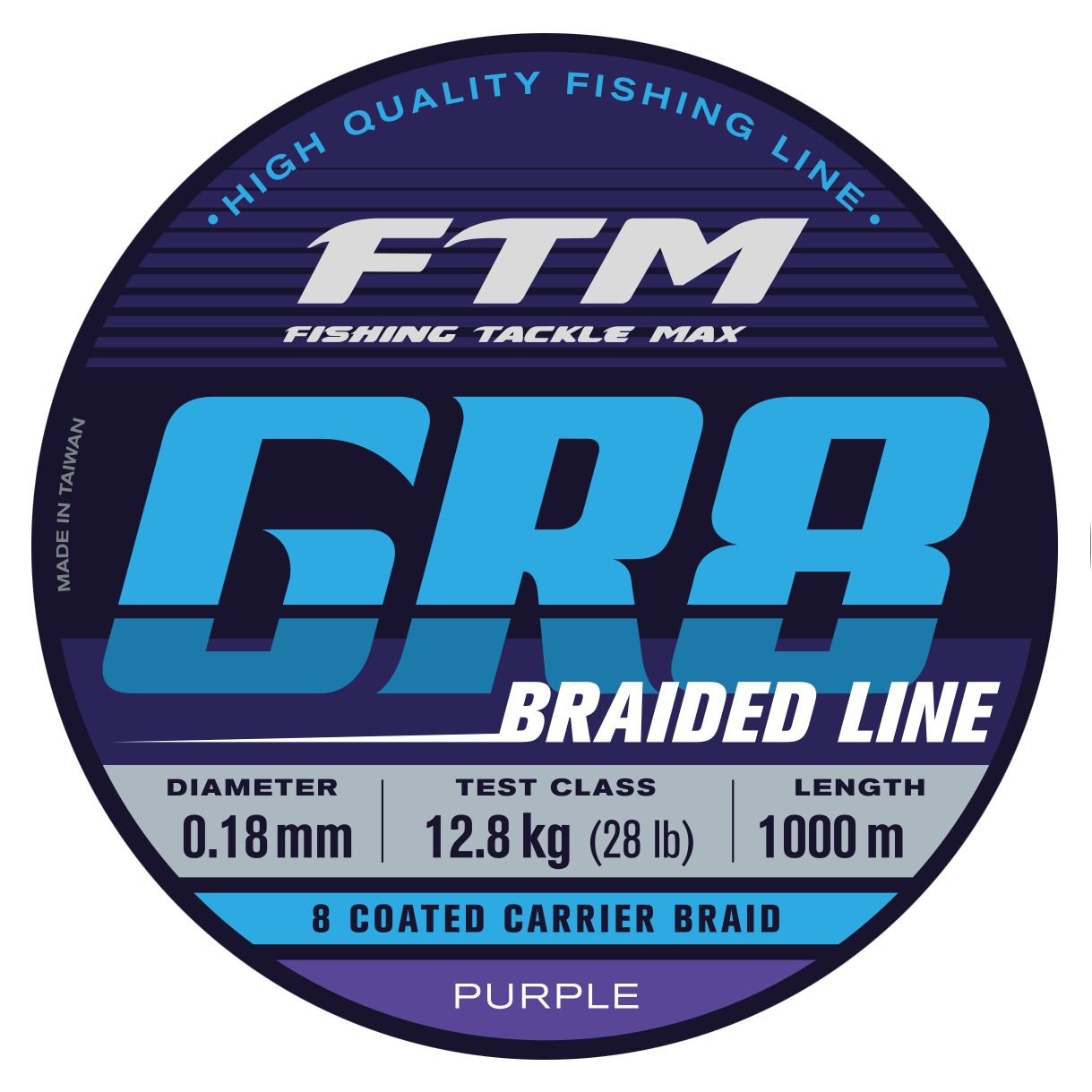 GR8 - Line Purple 1000 m Ø 0,18 mm