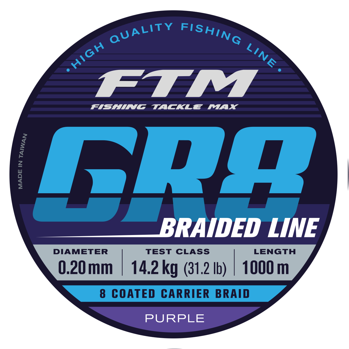 GR8 - Line Purple 1000 m Ø 0,20 mm