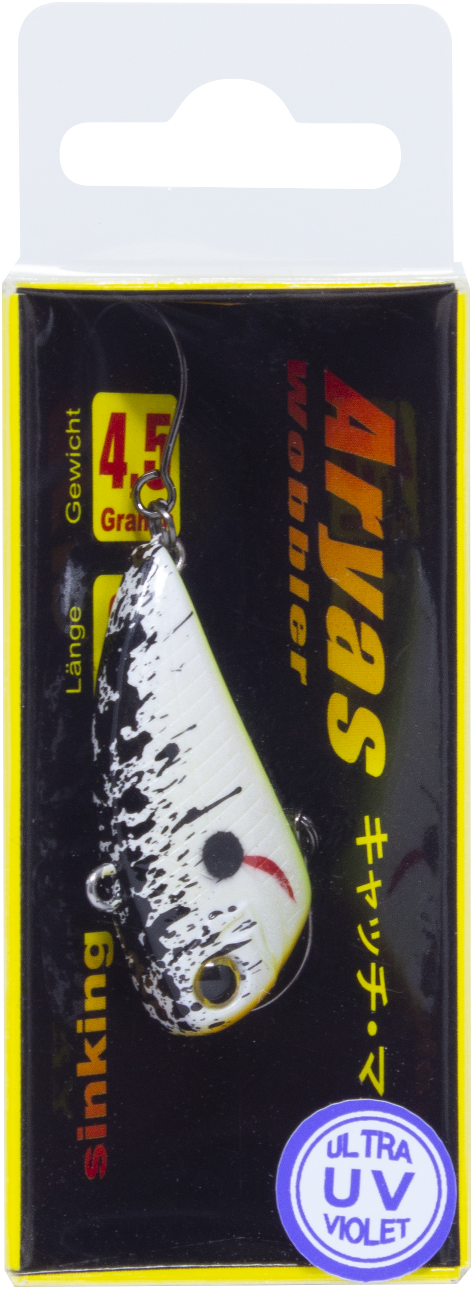 Wobbler Aryas 4,5 g White Fish sinking