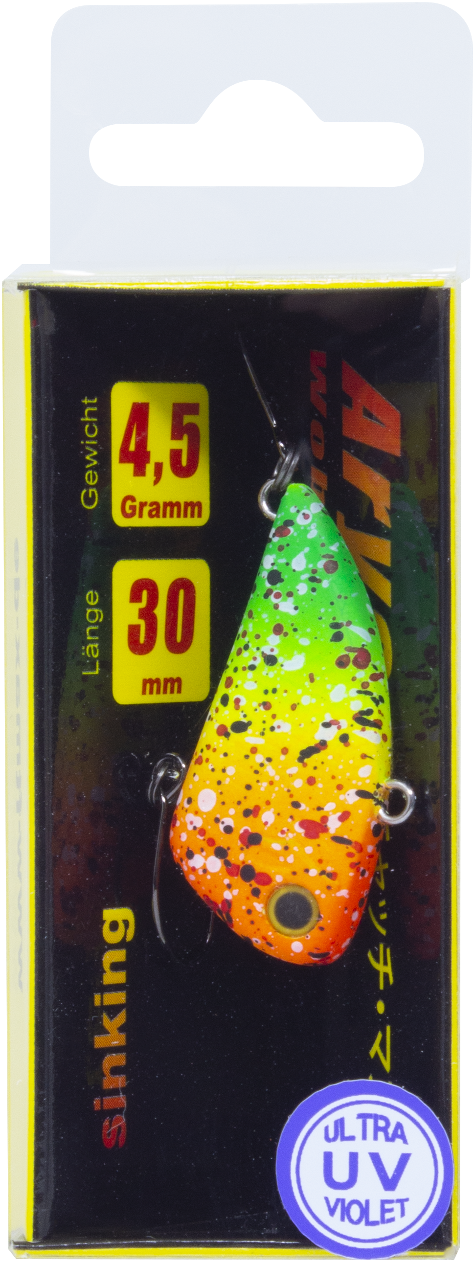 Wobbler Aryas 4,5 g Colorbomb sinking