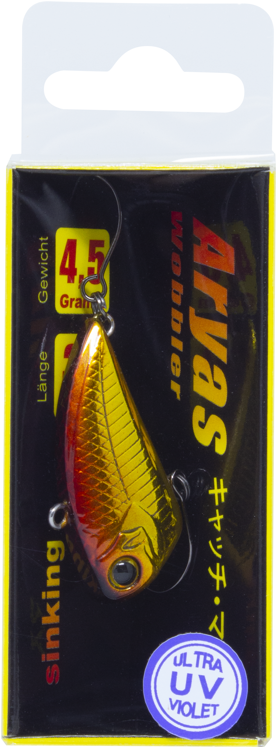 Wobbler Aryas 4,5 g Golden Goby sinking