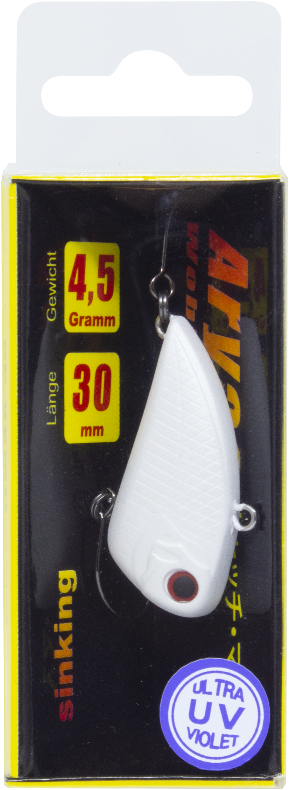 Wobbler Aryas 4,5 g Pearl White sinking