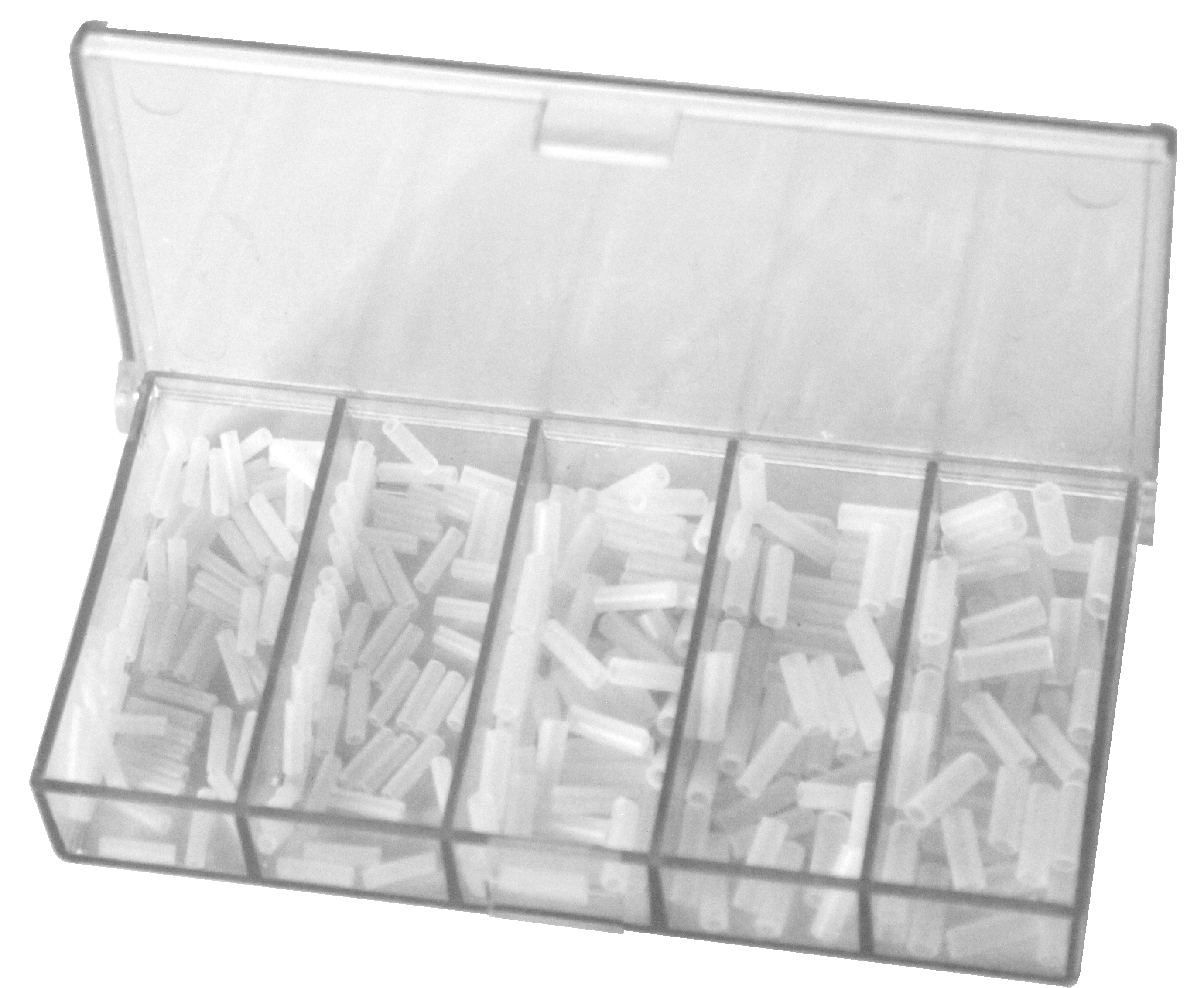 Silikonringe Box groß Ø 0,7- 1,0- 1,5- 2,0 mm (30 - 7)