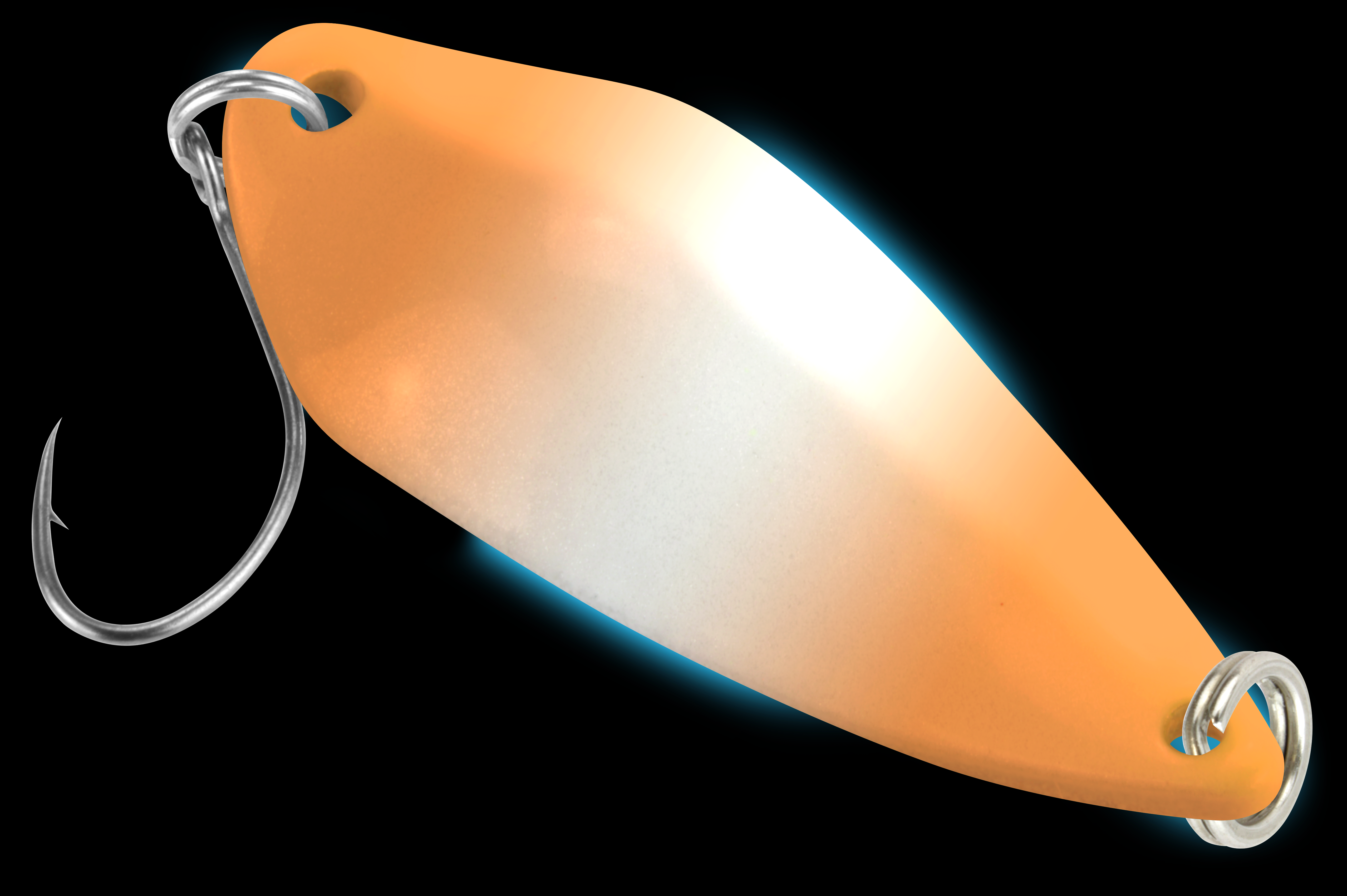 Spoon Rock 4,2 g neon orange lumi/schwarz m. Glitter lumi