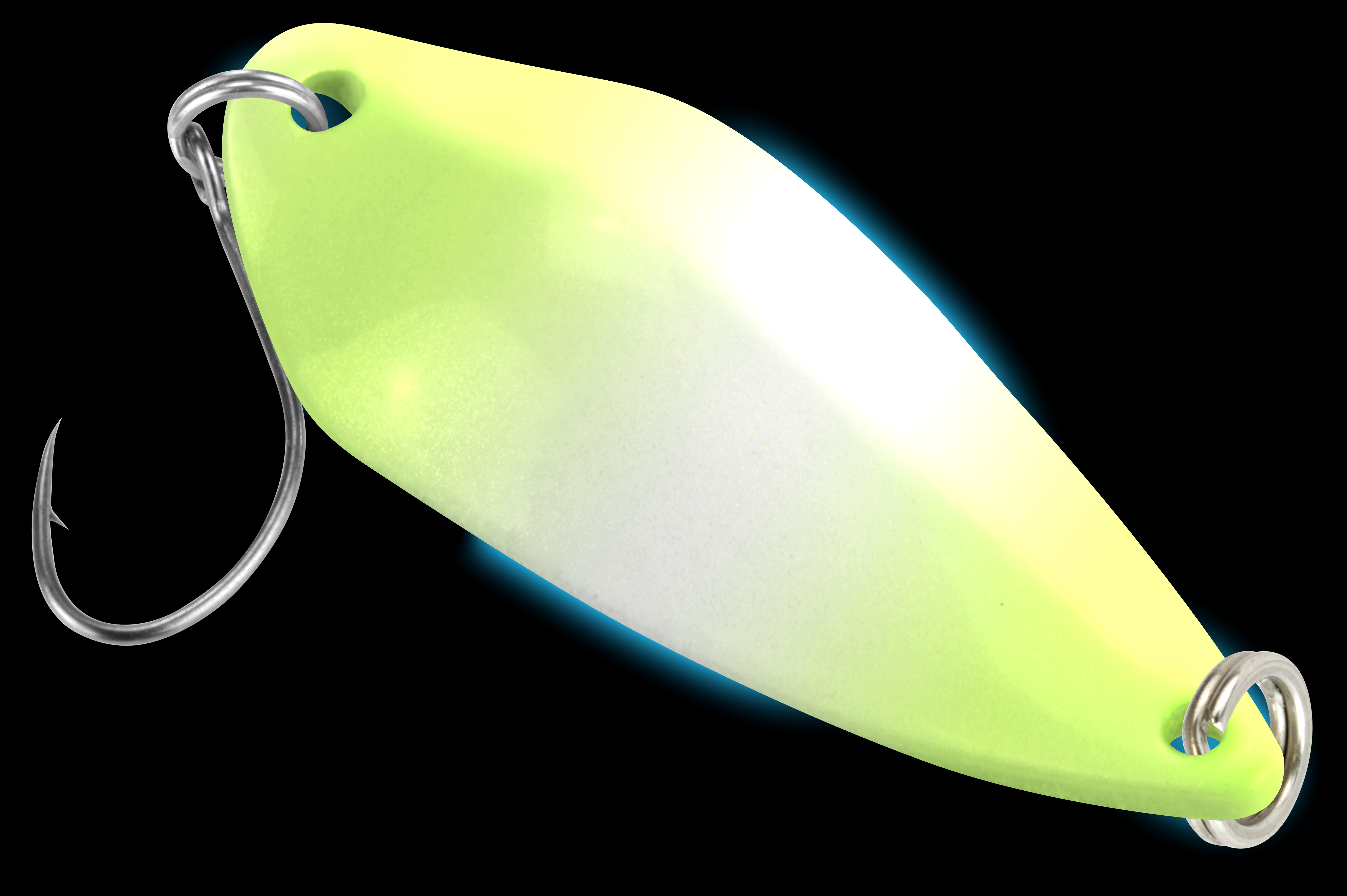 Spoon Rock 4,2 g neon gelb lumi/schwarz m. Glitter lumi
