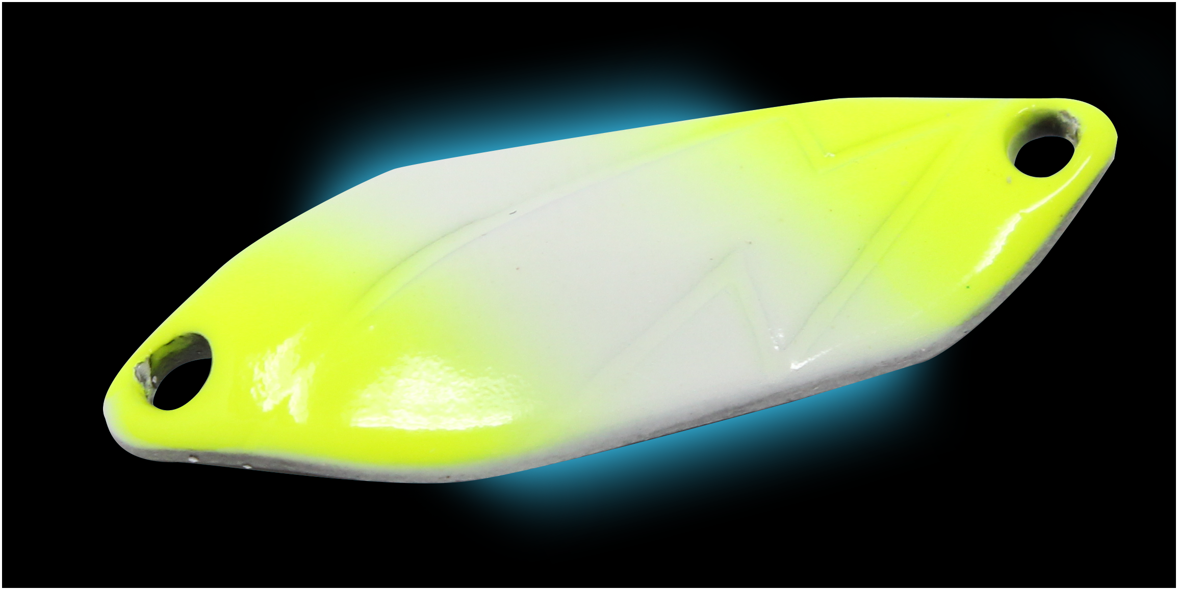 Spoon Strike 2,1 g neon gelb lumi / schwarz m. Glitter lumi