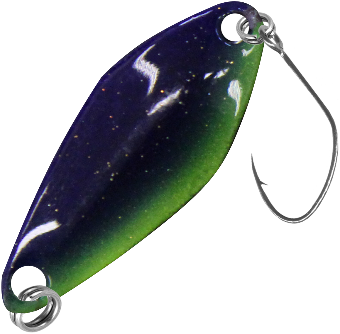 Spoon Tremo 2,3 g lila - grün / schwarz - gold