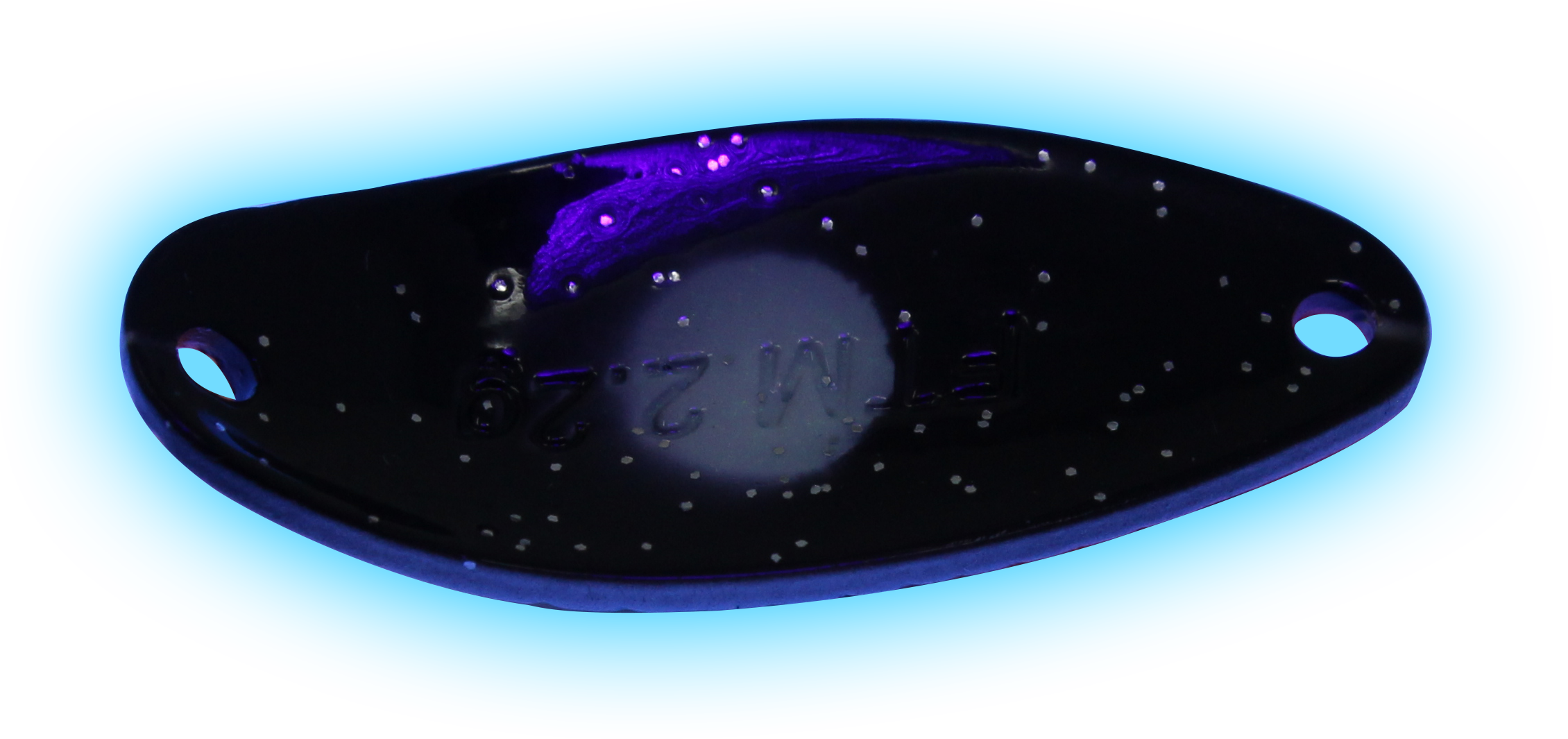 Spoon Break 2,2 g neon orange lumi / schwarz m. Glitter lumi