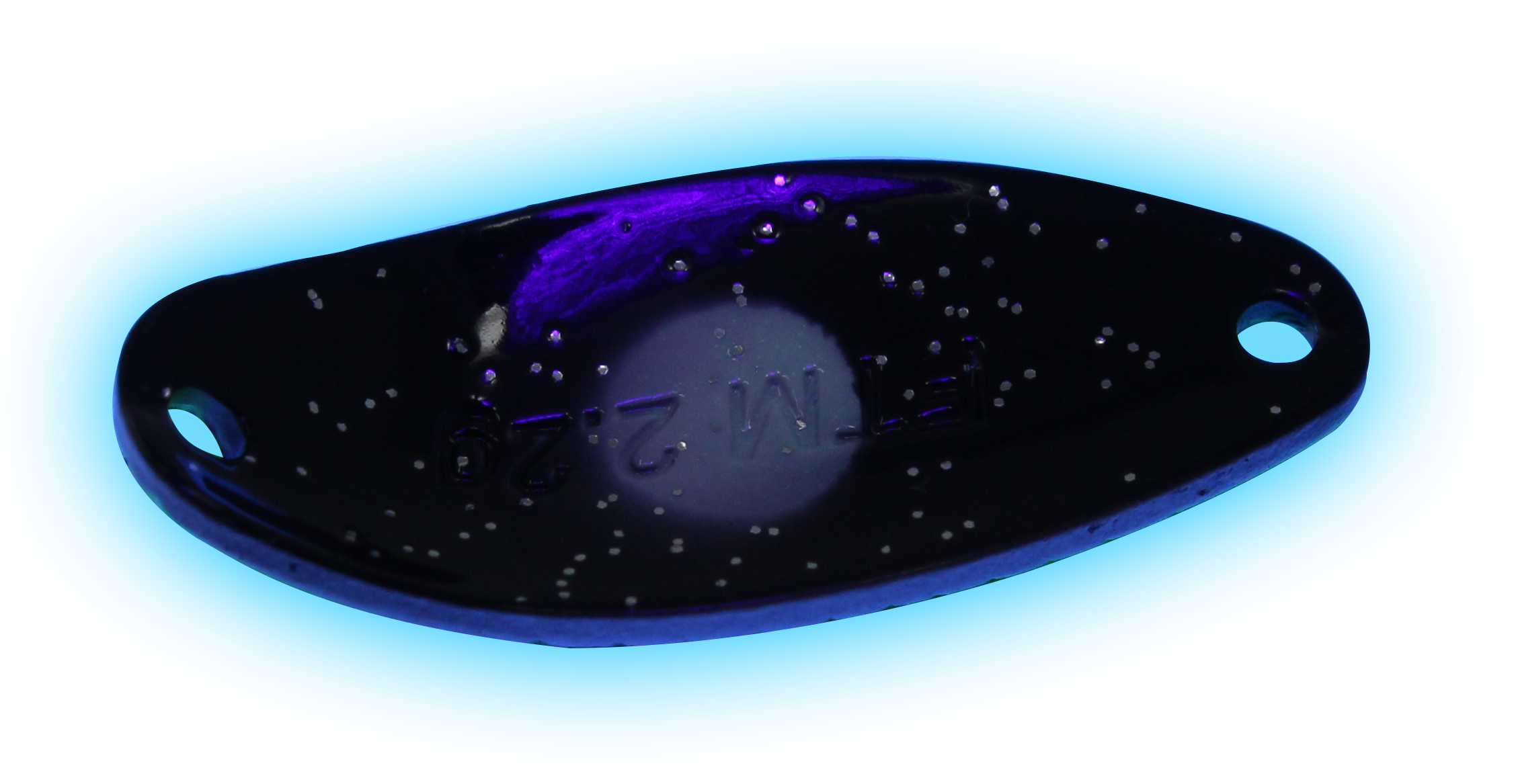 Spoon Break 2,2 g neon grün lumi / schwarz m. Glitter lumi