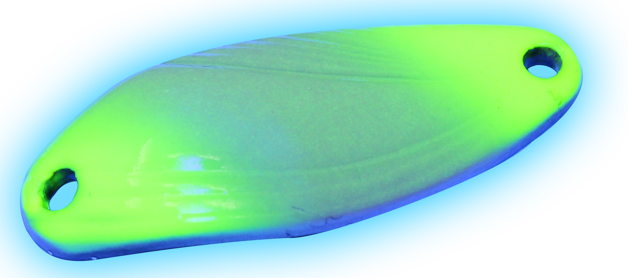 Spoon Break 2,2 g neon gelb lumi / schwarz m. Glitter lumi