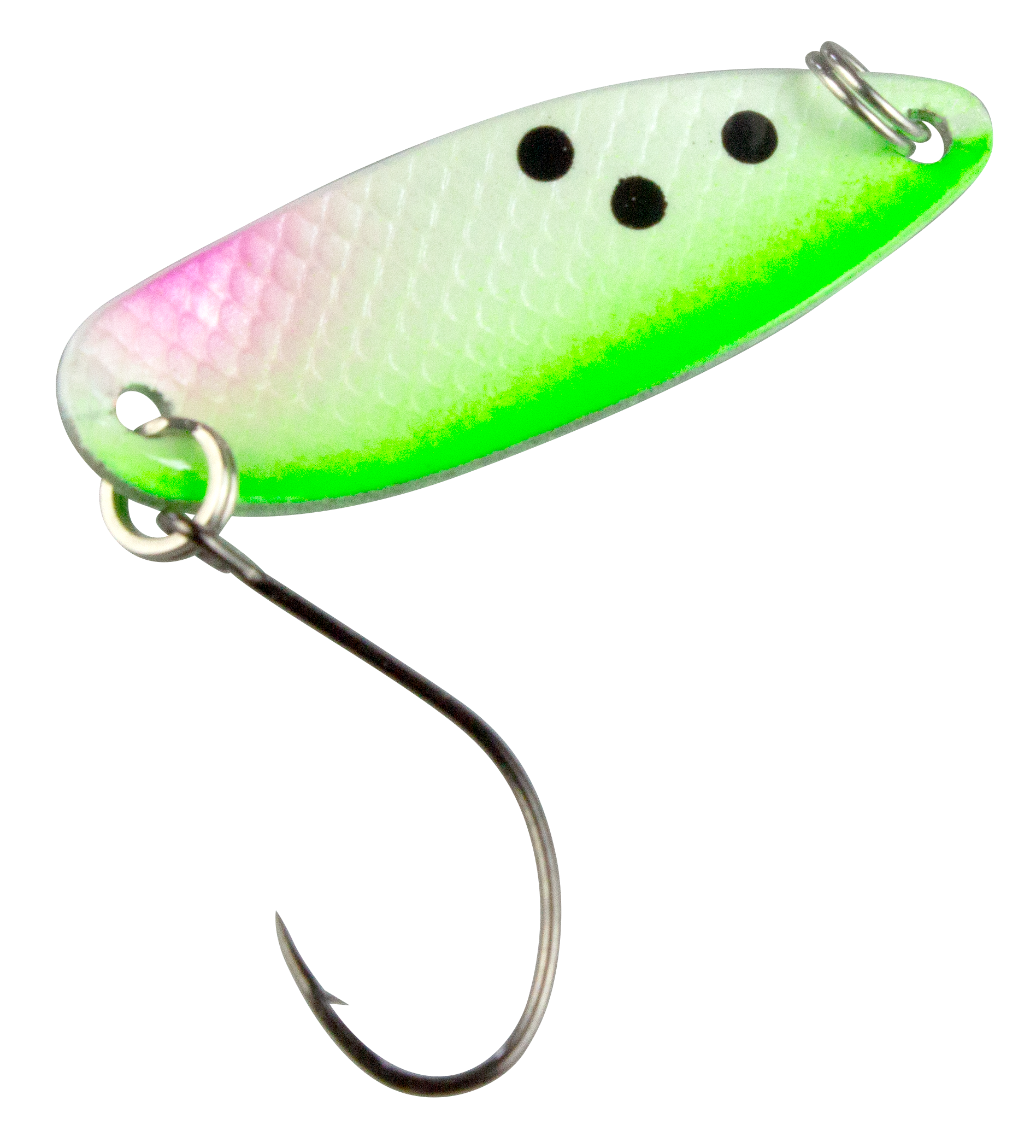 Spoon Hammer 3,2 g salmon green white UV / green UV