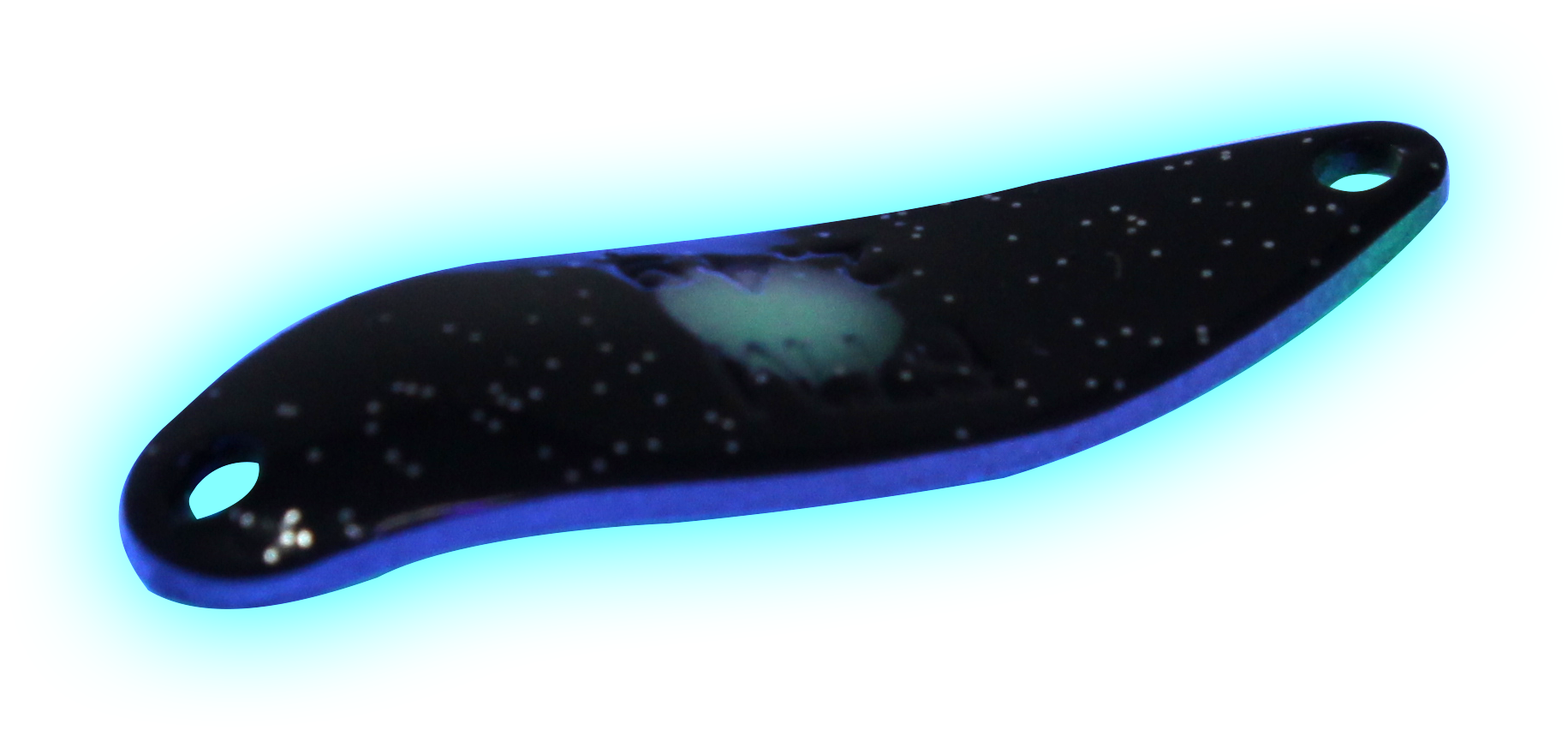 Spoon Hammer 3,2 g neon orange / schwarz glitter lumi