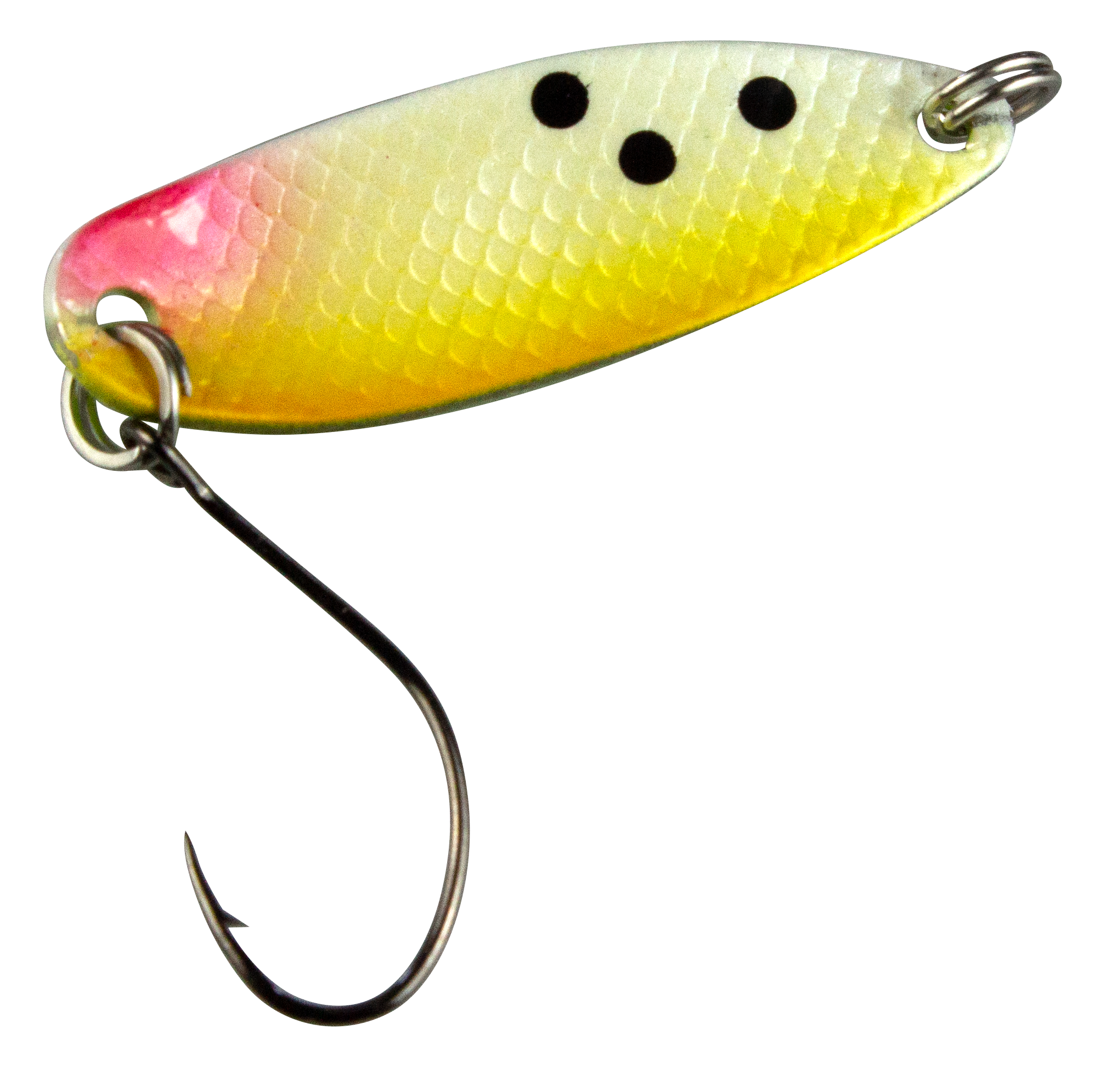 Spoon Hammer 2,4 g salmon yellow white UV / yellow UV