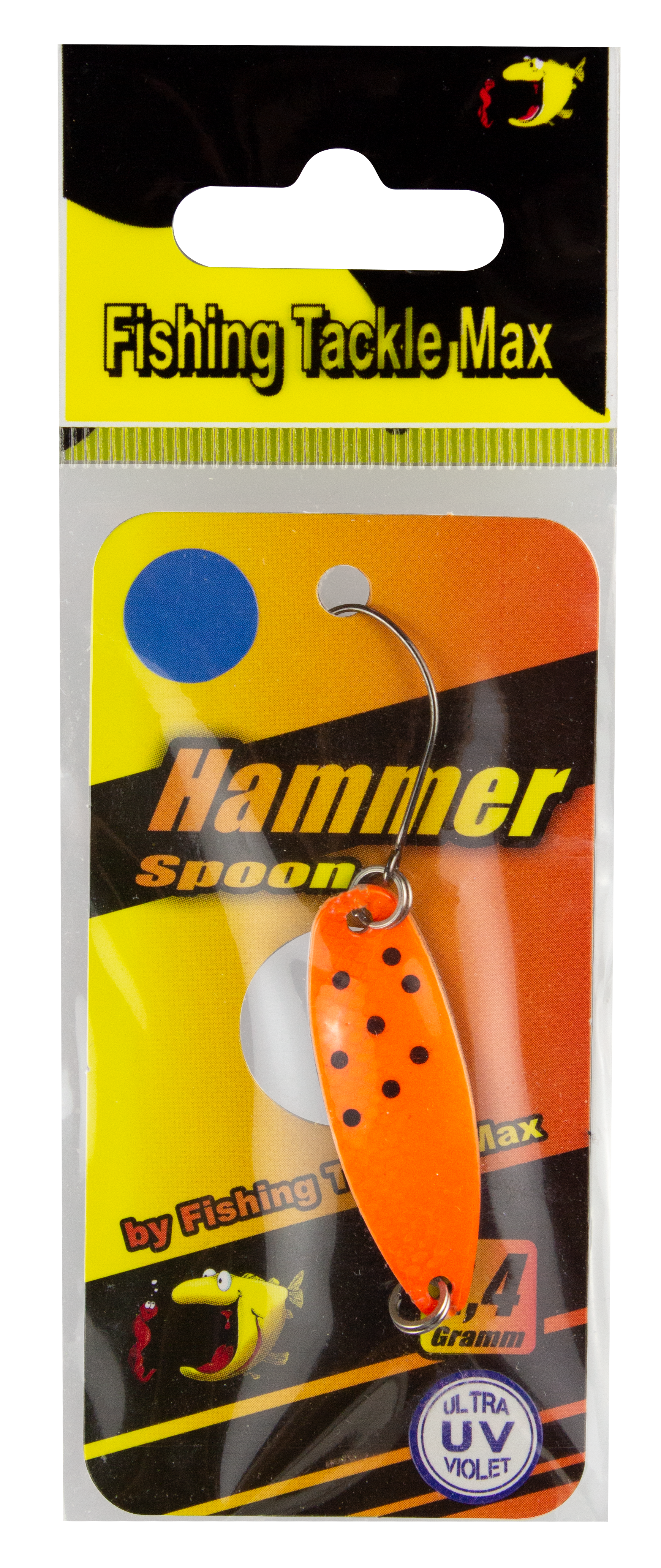 Spoon Hammer 2,4 g salmon UV / blue UV