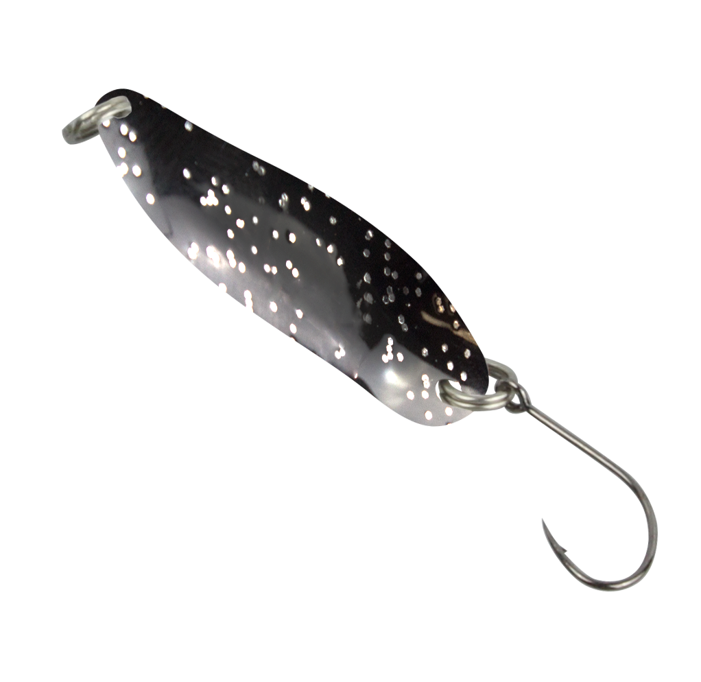 Spoon Hammer 2,4 g Front UV chartreuse - black / Back with sparkle