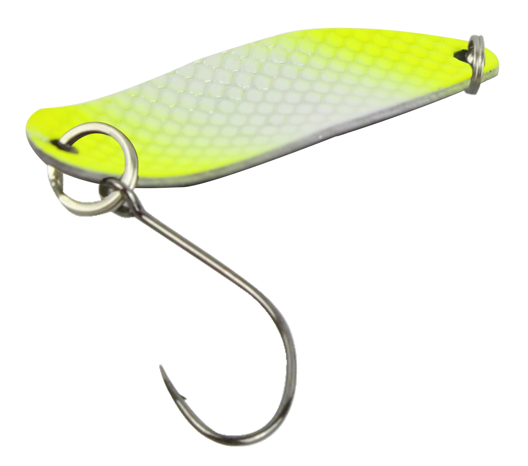 Spoon Hammer 2,4 g neon gelb lumi / schwarz m. Glitter lumi