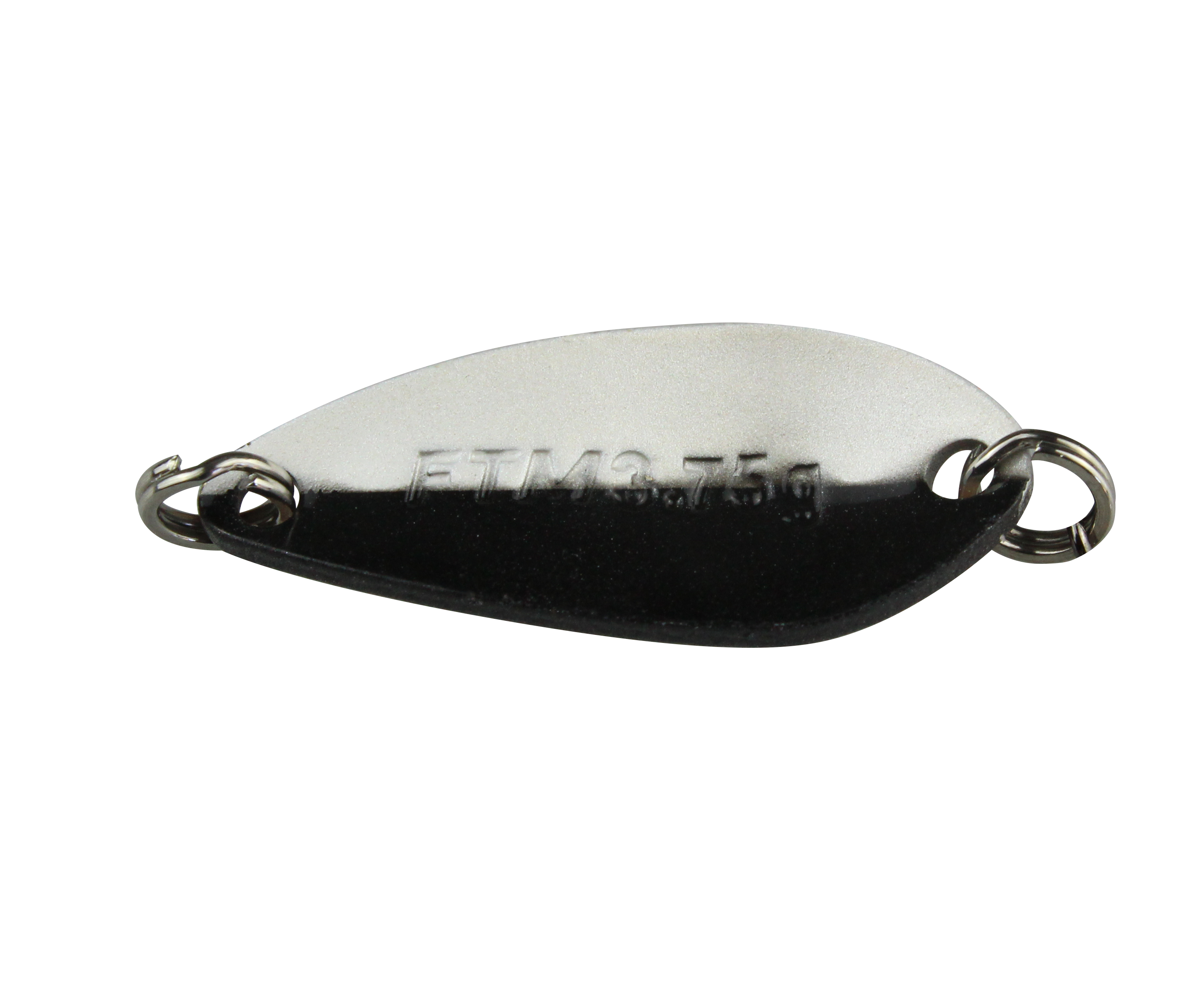 Spoon Diamond 3,8 g schwarz - orange - grüne Punkte / weiß - schwarz