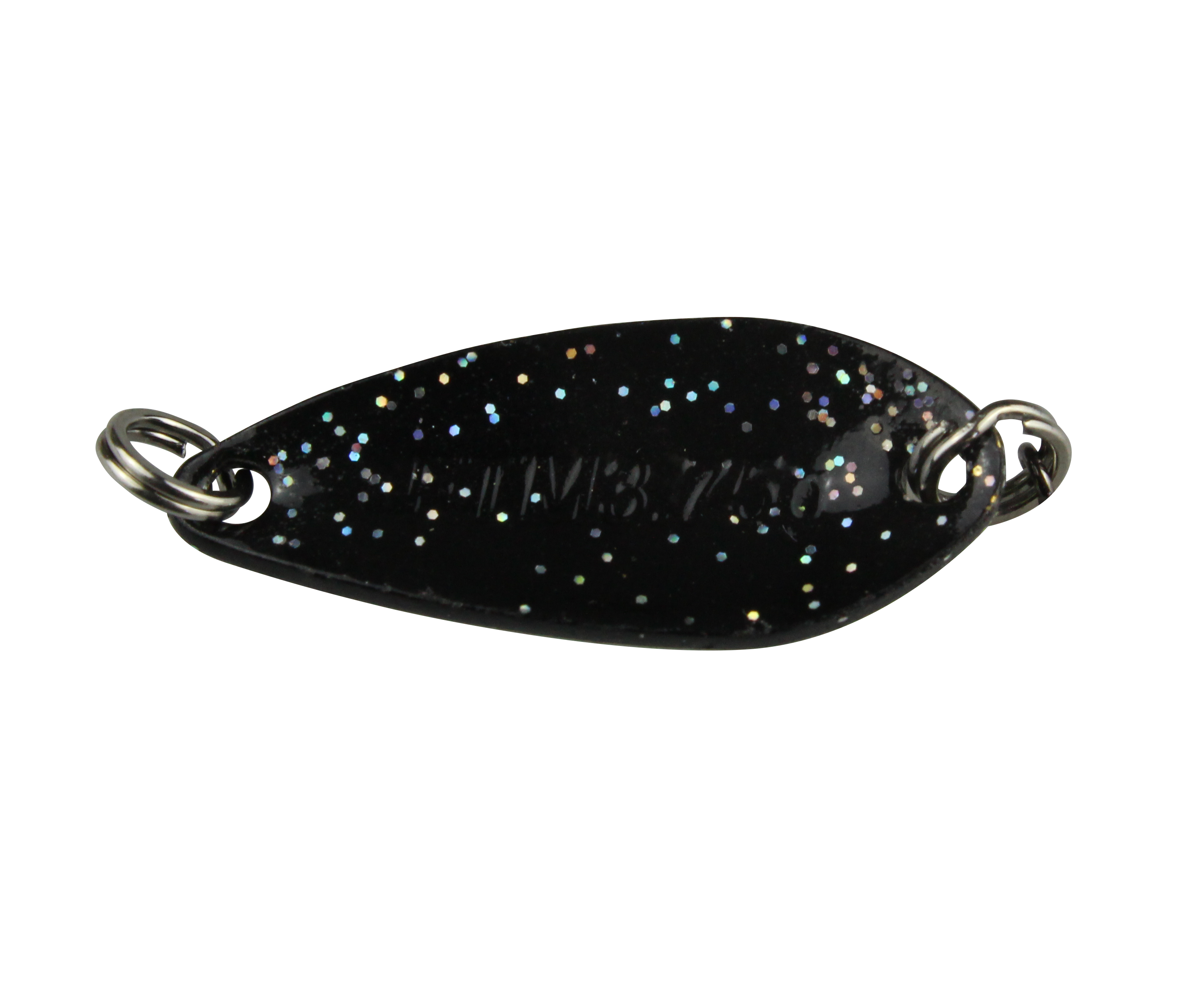 Spoon Diamond 3,8 g schwarz - chartreuse / schwarz silber glitter