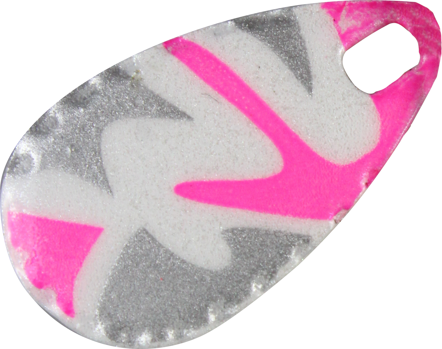 Forellen Blinker 4,0 g pink camou / weiß
